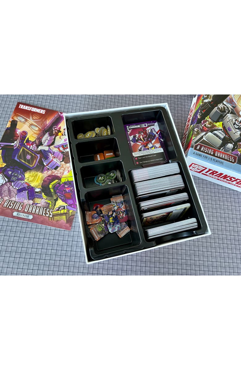Renegade Game Studios Transformers Deckbuilding Game A Rising Darkness Expansion Expansion, Alternate, color, Multicolored