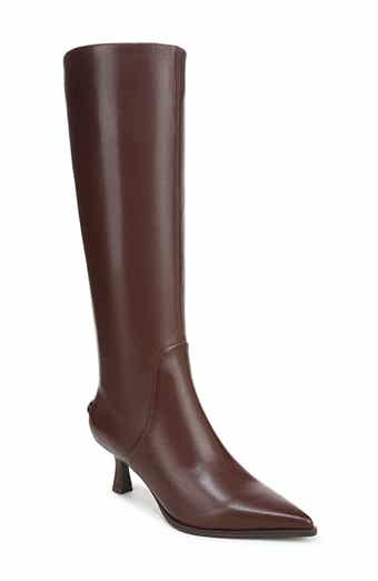 Yulia Knee High Kitten Heel Boot
