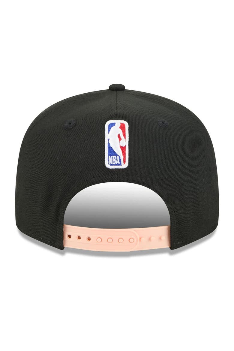 Men's New Era Black Atlanta Hawks 2025/26 City Edition 9FIFTY Snapback Hat, Alternate, color, Black