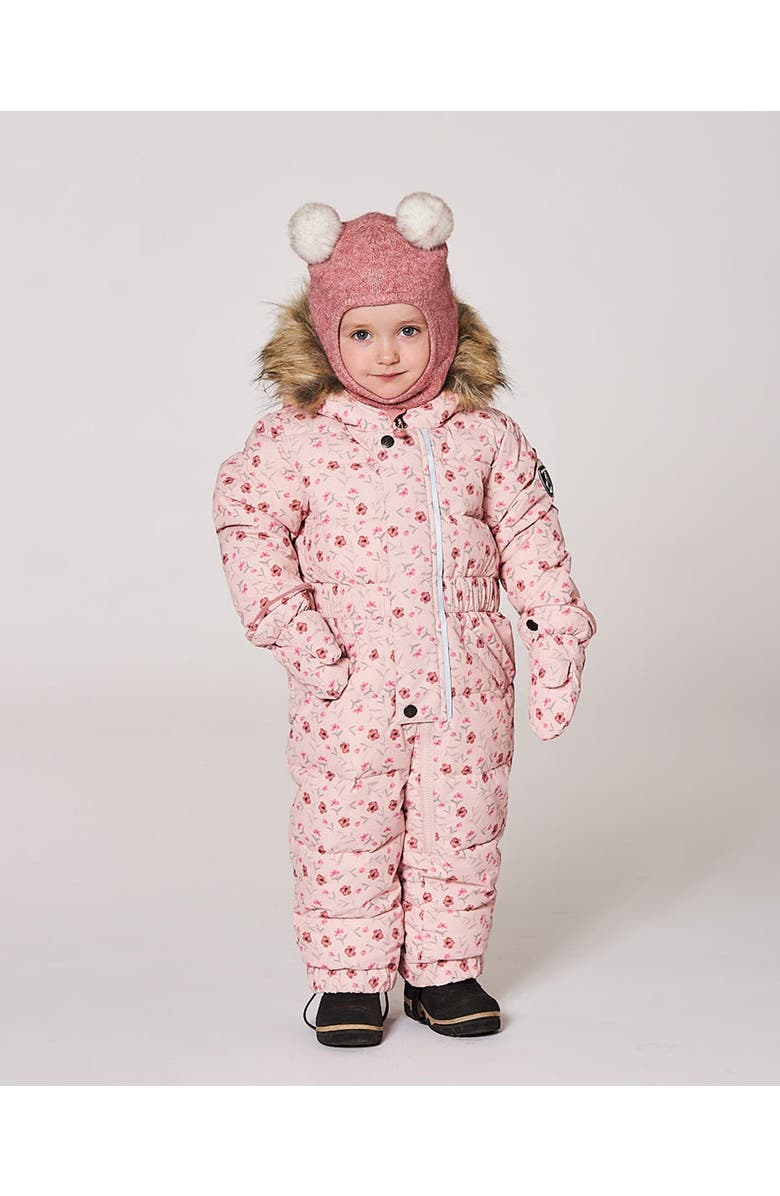 Deux par Deux Knit Balaclava, Main, color, Dusty Pink