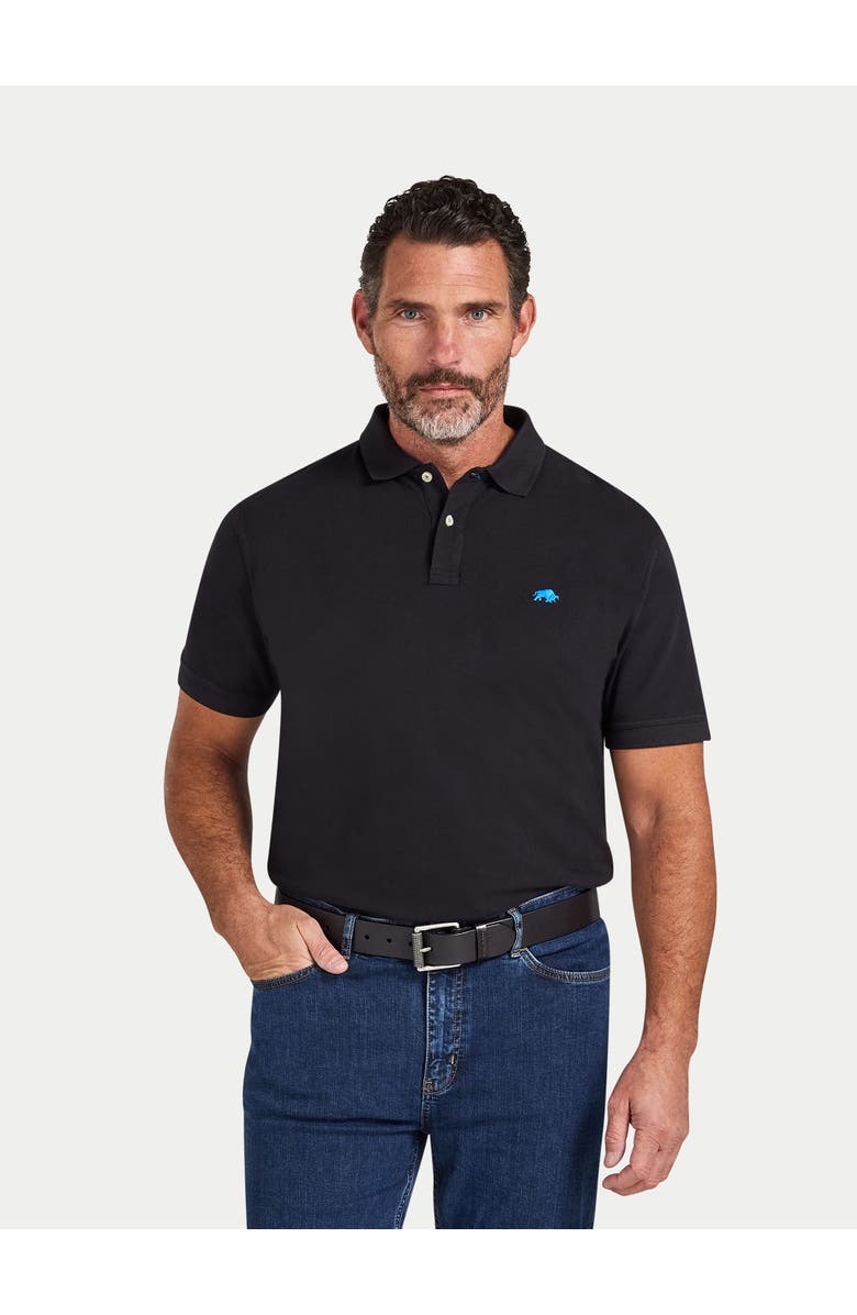 Raging Bull 100% Cotton Polo Shirt, Main, color, Black