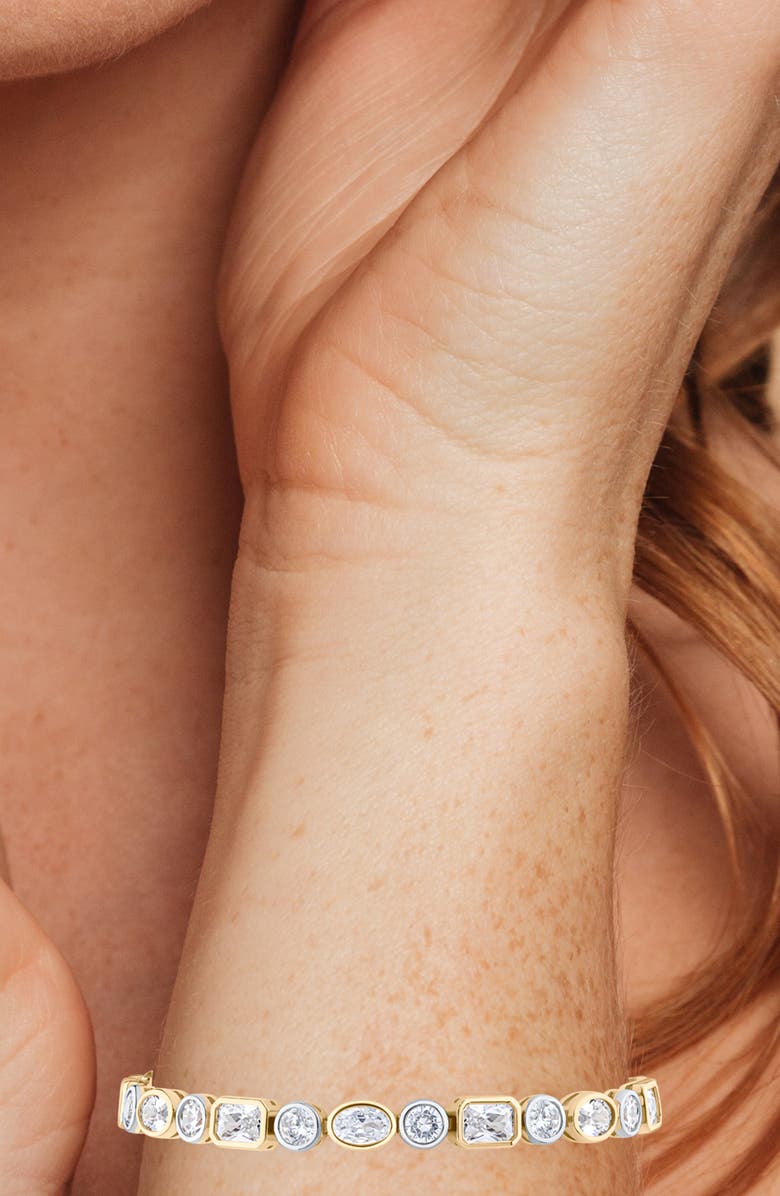 CZ by Kenneth Jay Lane Mixed Cut Cubic Zirconia, Alternate, color, 