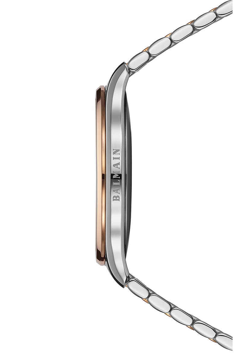Classic R Two-Tone Bracelet Watch, Alternate, color, STAINLESS STEEL/ ROSE GOLD