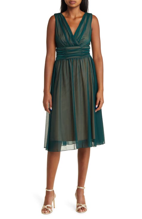 Fashion nordstrom green cocktail dress