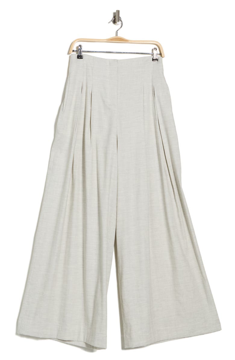 TWP Drew Linen Blend Pants, Main, color, Grey/ Ivory