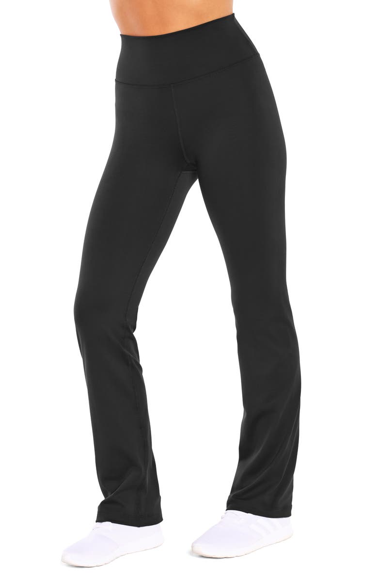 BALANCE COLLECTION Barely Flare Pants, Alternate, color, Black