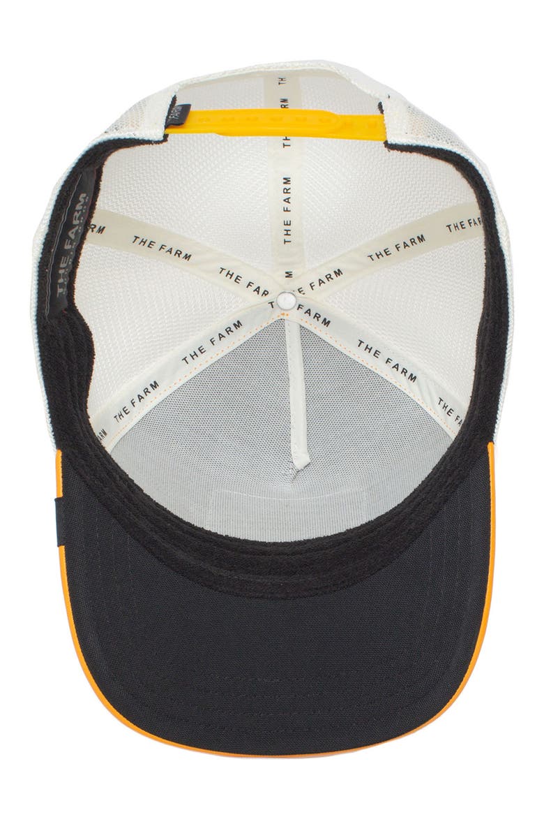 Piel Horse Patch Trucker Hat, Alternate, color, GOLD