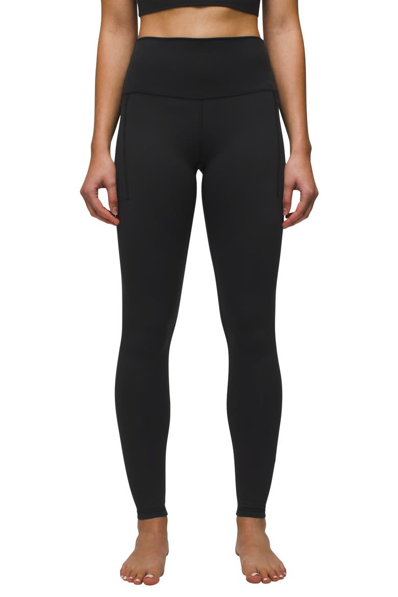 Luxara Pocket Leggings, Main, color, BLACK