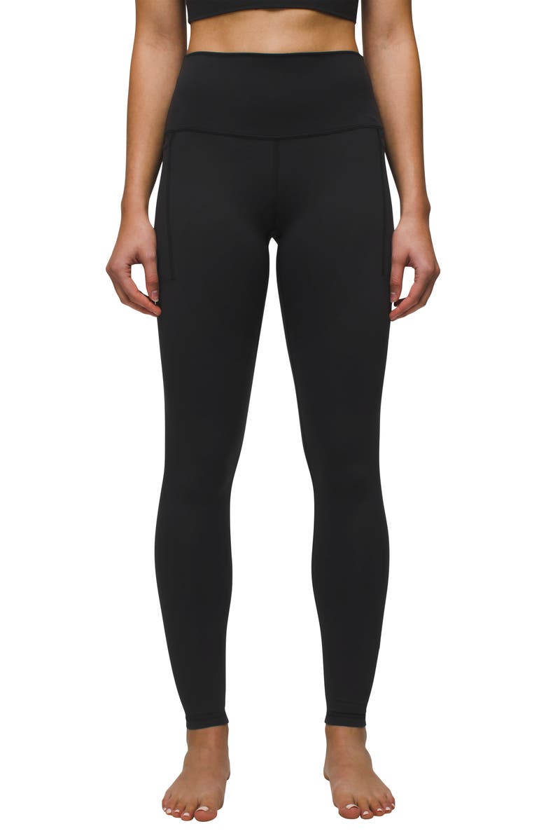 prAna Luxara Pocket Leggings, Main, color, Black
