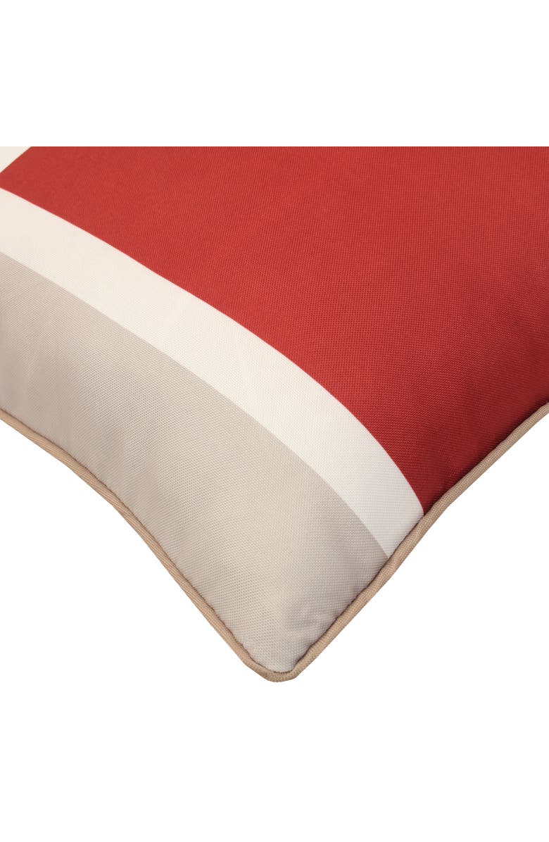 Outdoor Decor by Commonwealth Outdoor Throw Pillow, Alternate, color, Red
