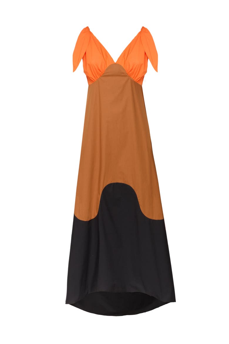 High Tide Dress Coral, Alternate, color, Color Block Corallo Coral