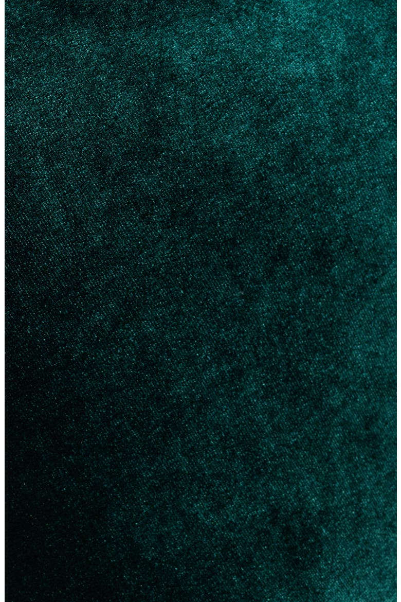 One-Shoulder Velvet Gown, Alternate, color, HUNTER