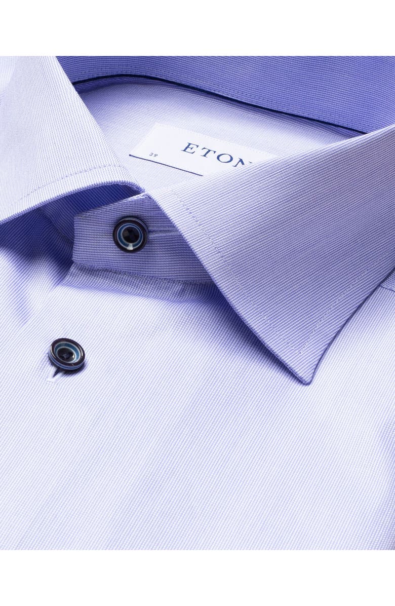 Eton Contemporary Fit Stripe Cotton Dress Shirt, Alternate, color, 