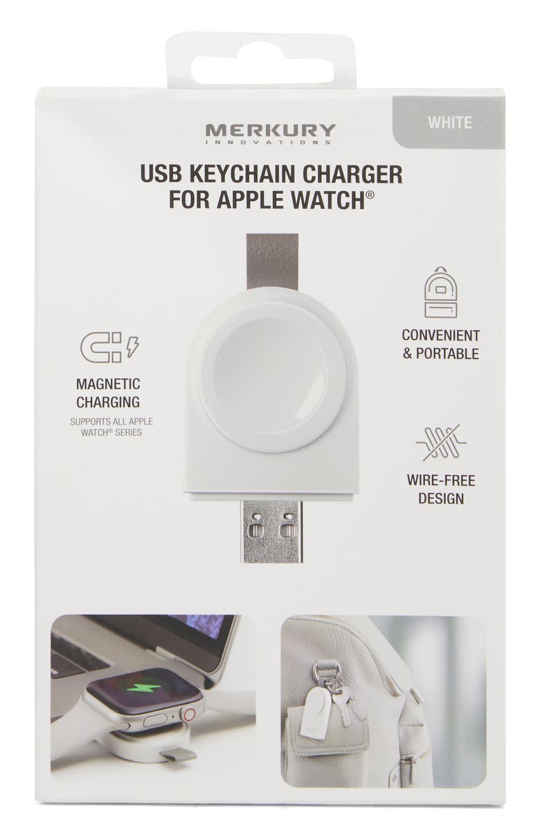 MERKURY INNOVATIONS Portable Charger for Apple Watch - White, Alternate, color, 