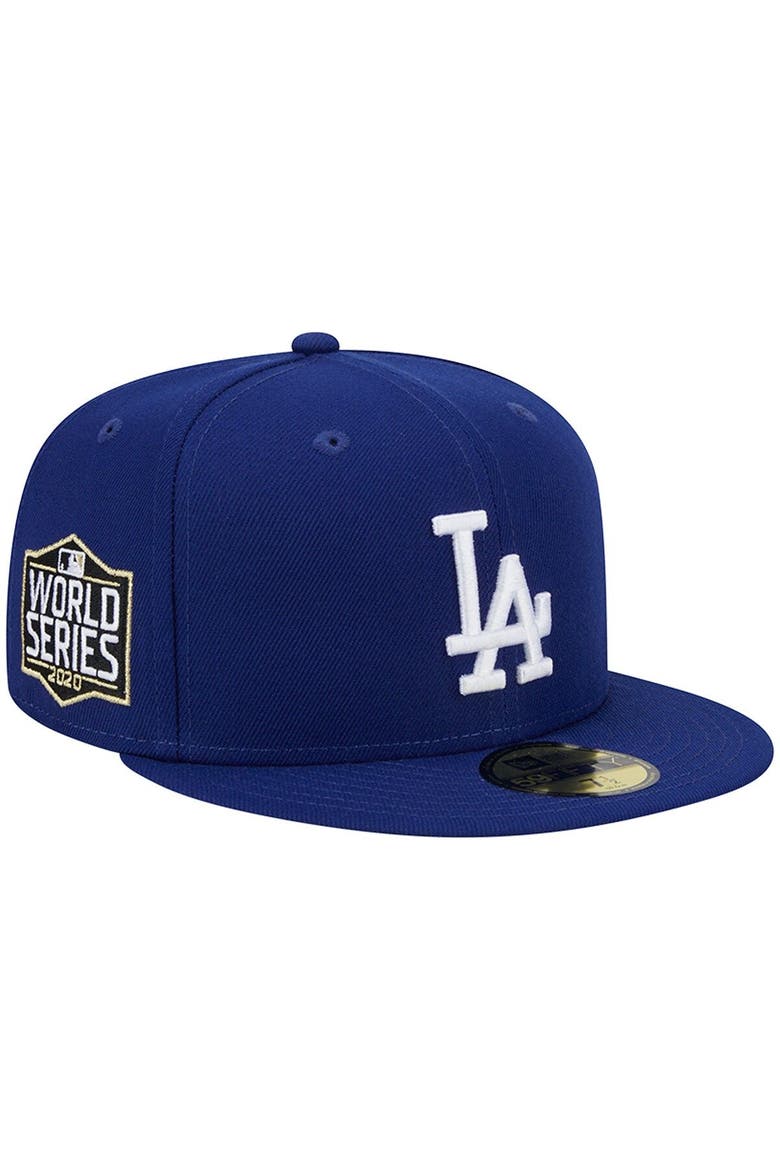 Men's New Era Royal Los Angeles Dodgers  2020 World Series Team Color 59FIFTY Fitted Hat, Main, color, Royal