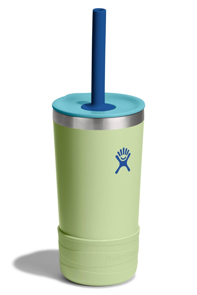 Kids' 12-Ounce Tumbler with Straw, Alternate, color, SEEDLING GREEN