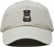 Dalix Hippo Embroidered Adjustable Hat