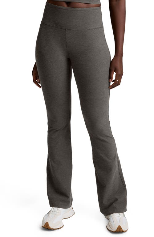 Beyond Yoga Space Dye High Waist Bootcut Leggings In Gray