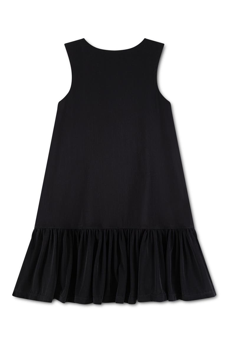 Kids' Secret Diary Sleeveless Drop Waist Dress, Alternate, color, BLACK