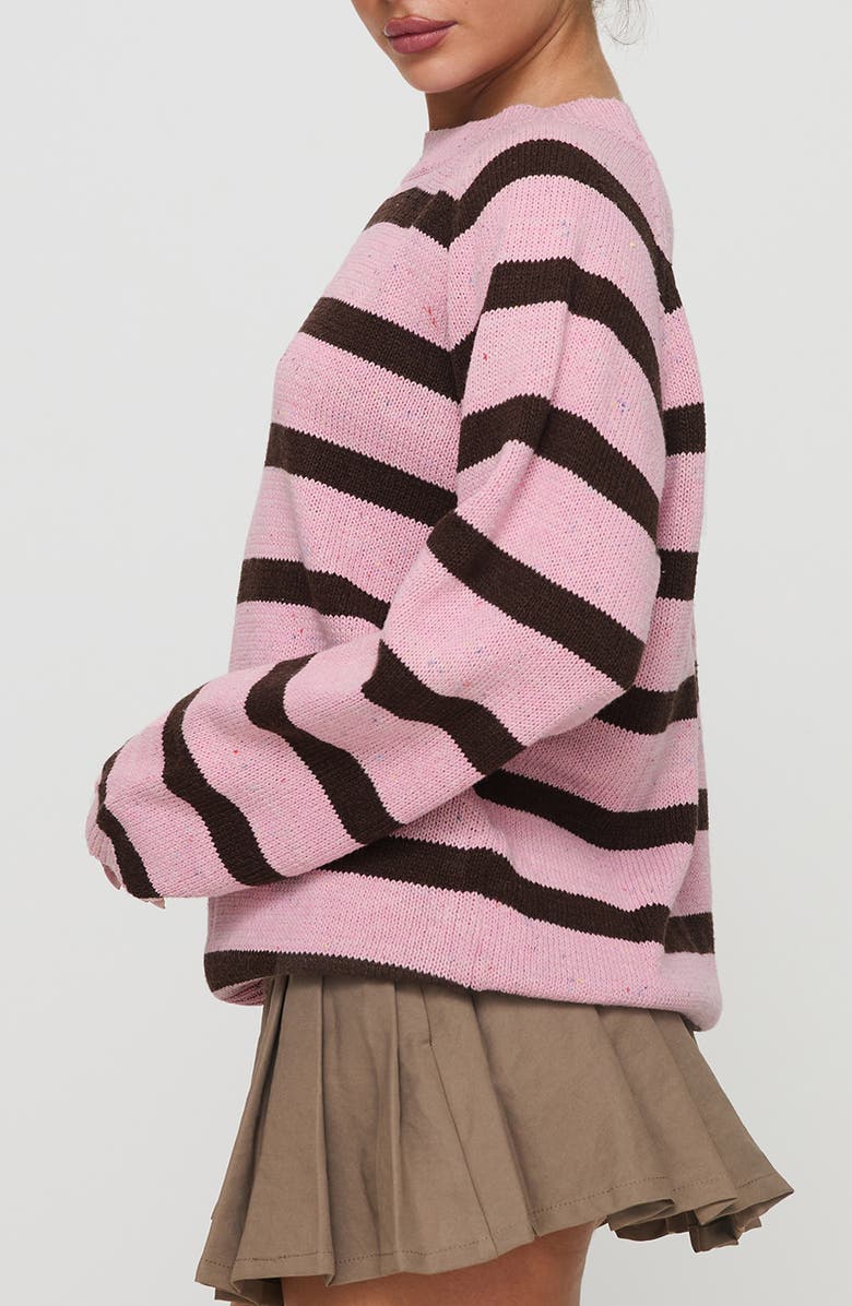 Princess Polly Jacquette Stripe Sweater, Alternate, color,
