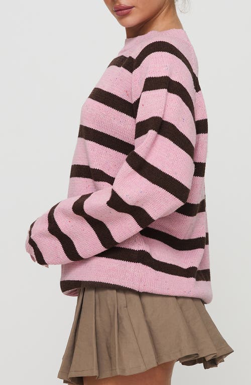 Princess Polly Jacquette Stripe Sweater