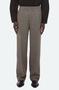 Helmut Lang Sharkskin Elastic Waist Trousers