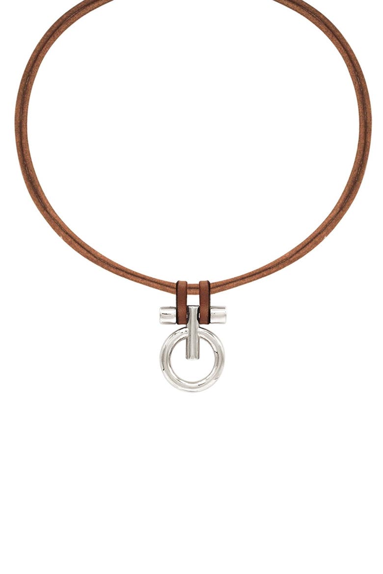 Equilibrium Mini Choker, Main, color, Silver