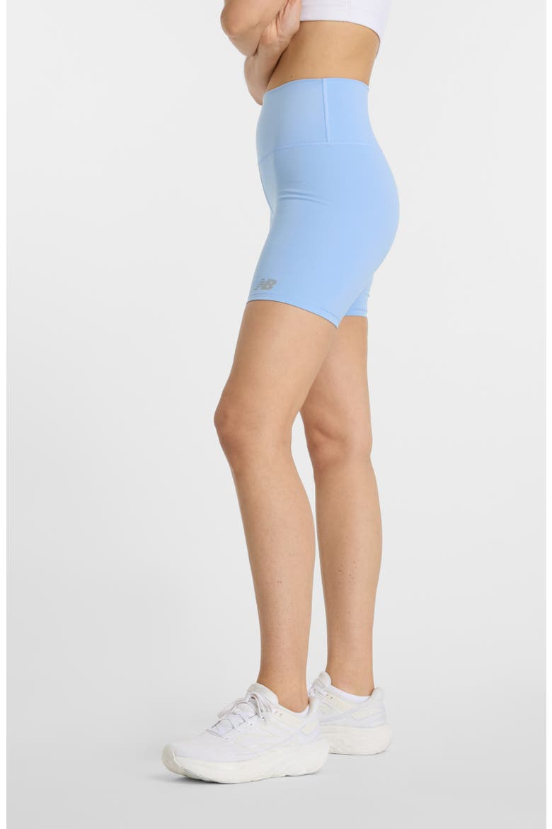 NB Harmony 6-Inch High Rise Performance Athletic Shorts, Alternate, color, BLUE