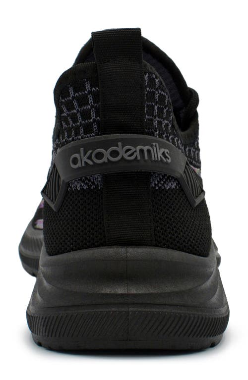 Akademiks Flux Slip-on Sneaker In Black