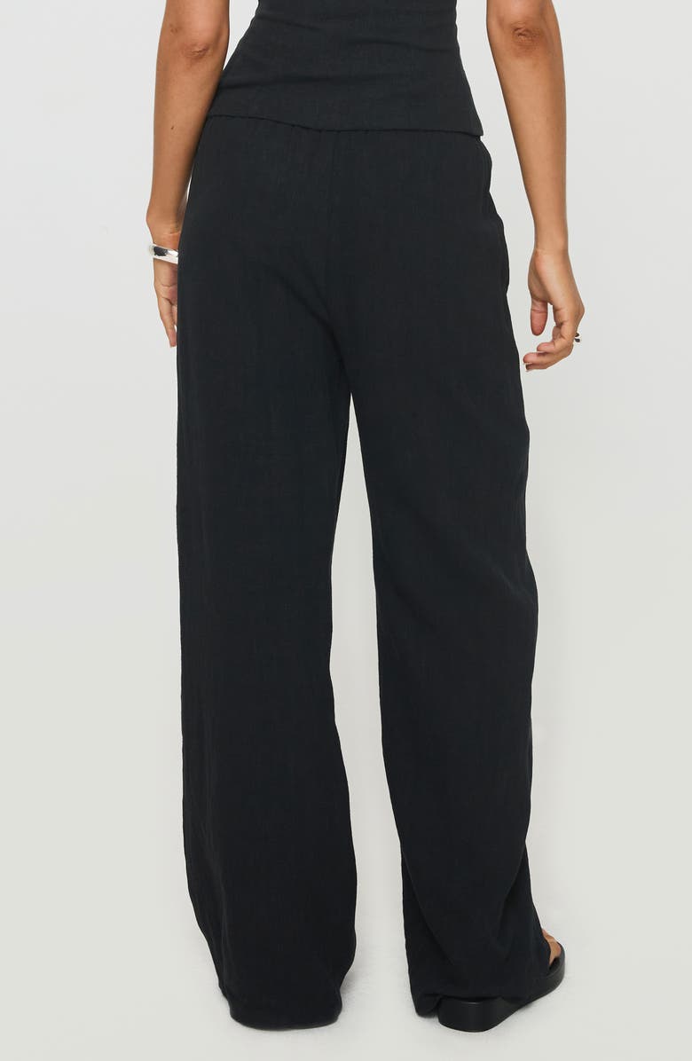 Princess Polly Felipe Linen Blend Pants, Alternate, color,