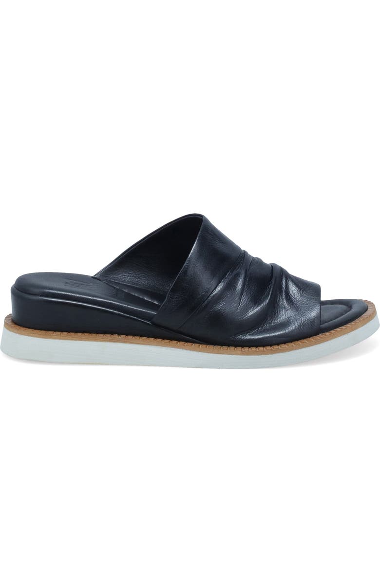 Miz Mooz Erin Platform Wedge Slide Sandal, Alternate, color, Black