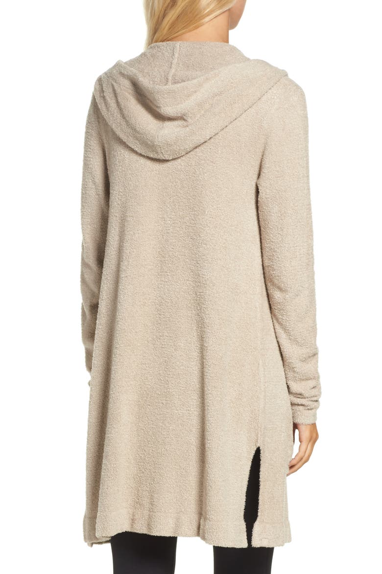 Cozychic Lite® Coastal Hooded Cardigan, Alternate, color, SAND