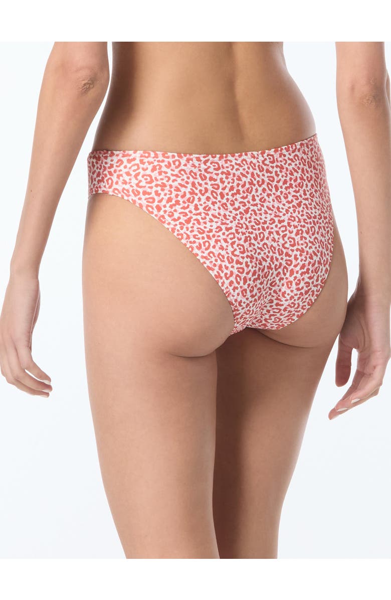 Vince Camuto Small Animal High Cut Bikini Bottom, Alternate, color, Cinnabar