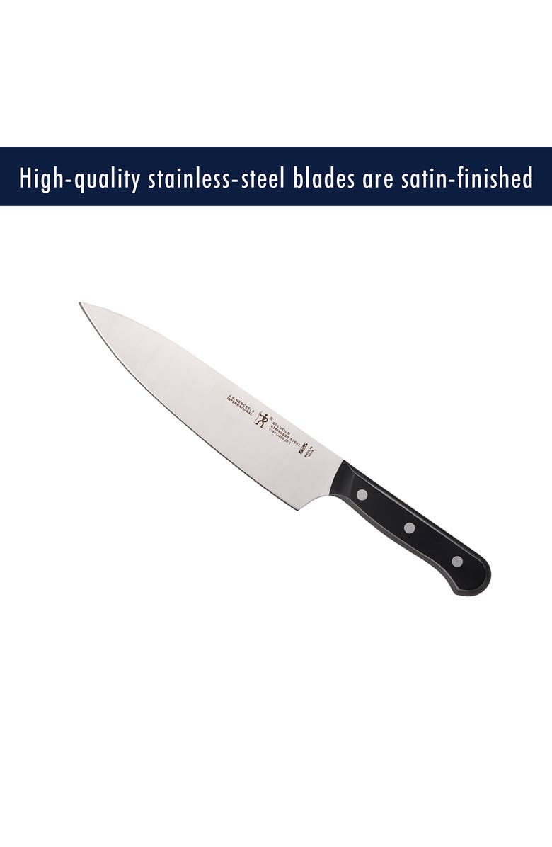 HENCKELS CUTLERY Solution 16-Piece Self Sharpening Knife Block Set, Alternate, color, Black