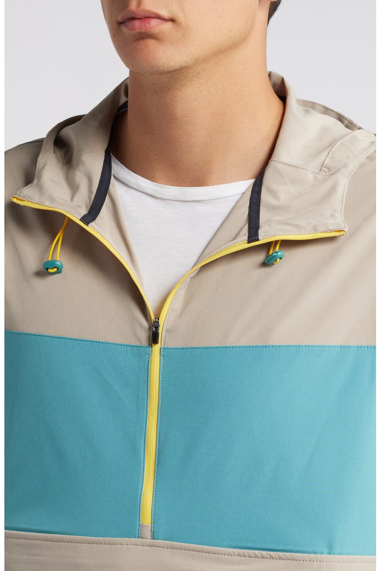 Holden Water Resistant Anorak, Alternate, color, TAN PACIFIC