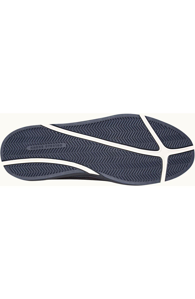Orlebar Brown Larson O.B Stripe Shoe You Can Swim, Alternate, color, Navy/Orange/Aquamarine