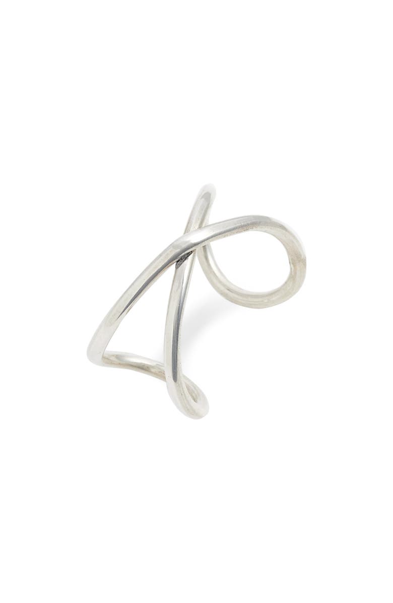 Nashelle Infinity Ring, Main, color, Silver
