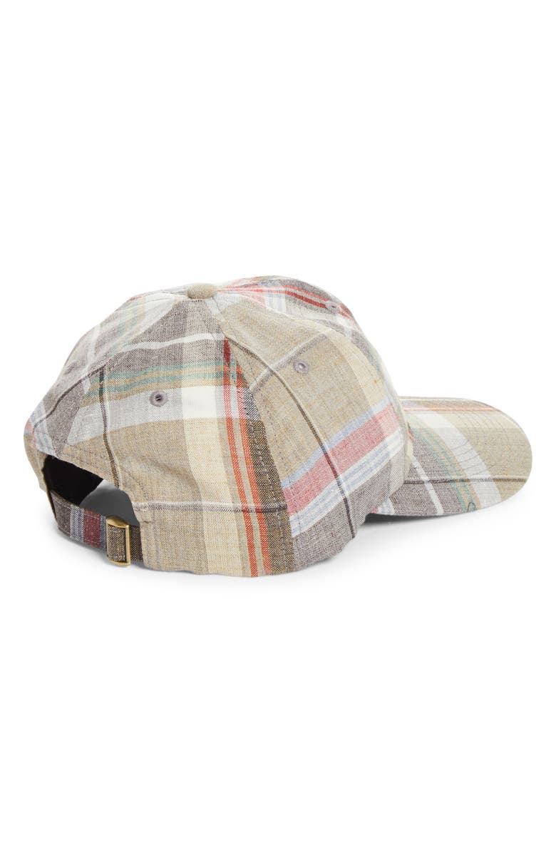 Noah Plaid Wool & Linen Baseball Cap, Alternate, color, Plaid