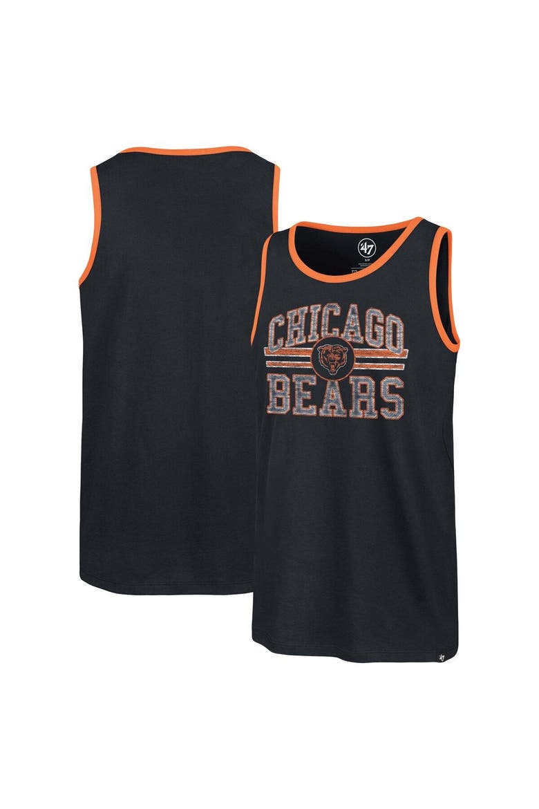 Men's '47 Navy Chicago Bears Winger Franklin Tank Top, Main, color, Navy