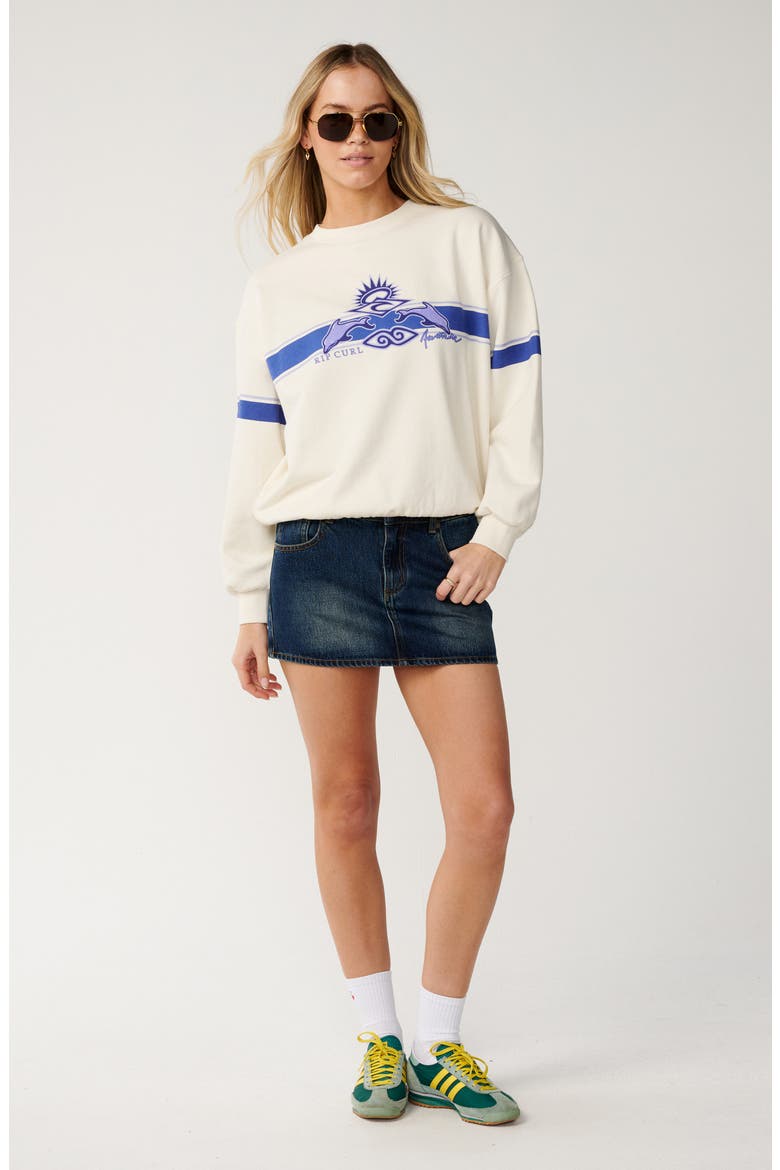 Archive Dolphin Sweatshirt, Alternate, color, BONE