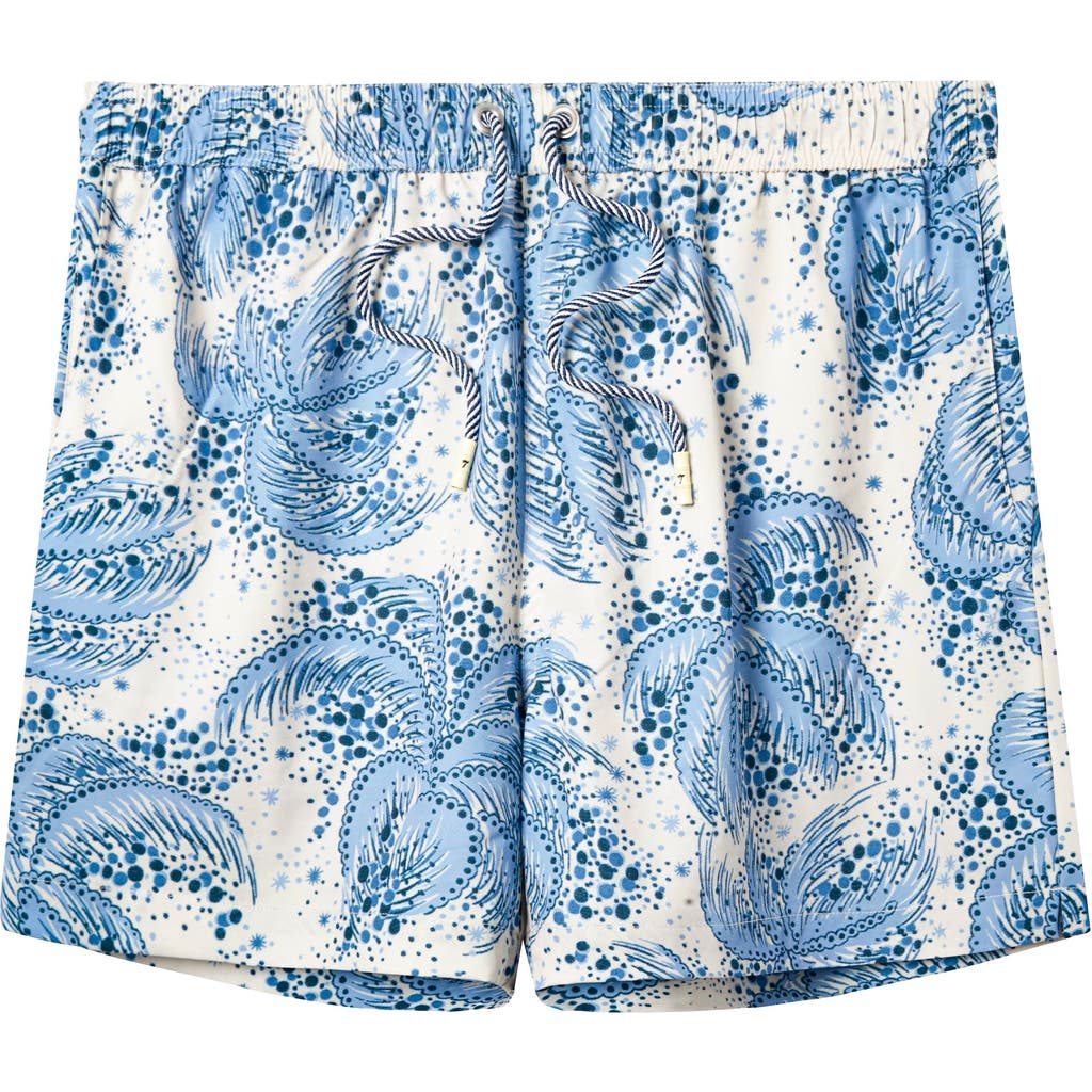 TOMBOLO TOMBOLO PALM FRONDS SWIM TRUNKS