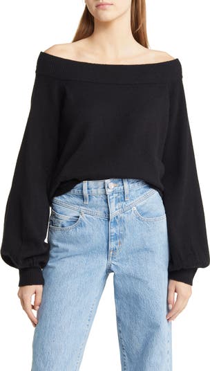 Treasure Bond Off the Shoulder Cotton Blend Sweater Nordstrom