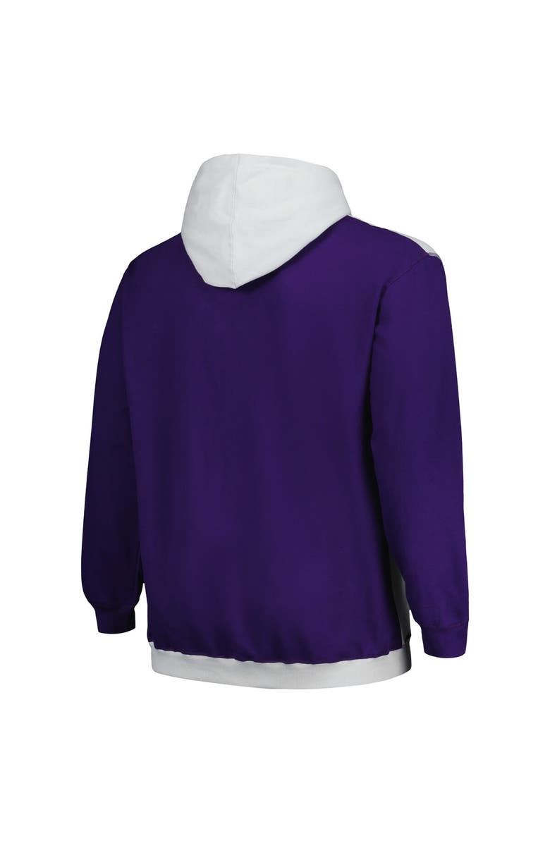 FANATICS Men's Fanatics Purple/Silver Phoenix Suns Big & Tall Primary Arctic Pullover Hoodie, Alternate, color, Purple