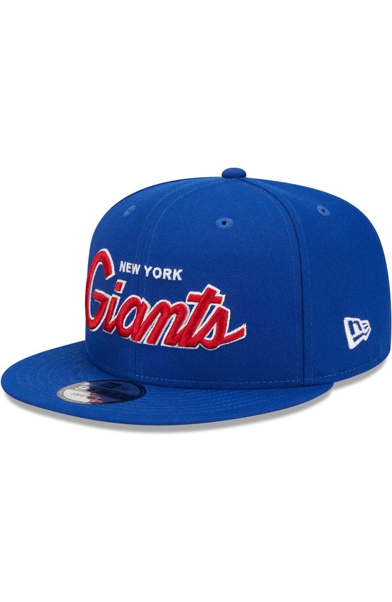 New Era Men's New Era Royal New York Giants Main Script 9FIFTY Snapback Hat, Alternate, color, Royal
