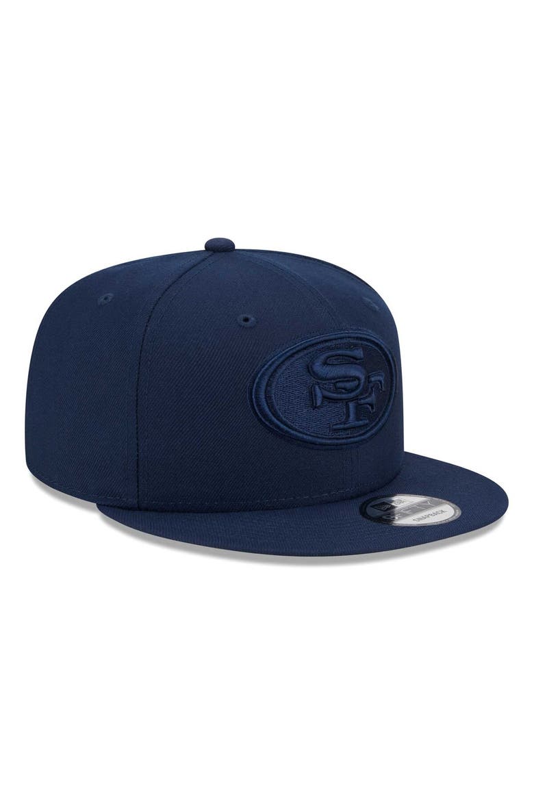 Men's New Era Navy San Francisco 49ers Color Pack 9FIFTY Snapback Hat, Alternate, color, Navy