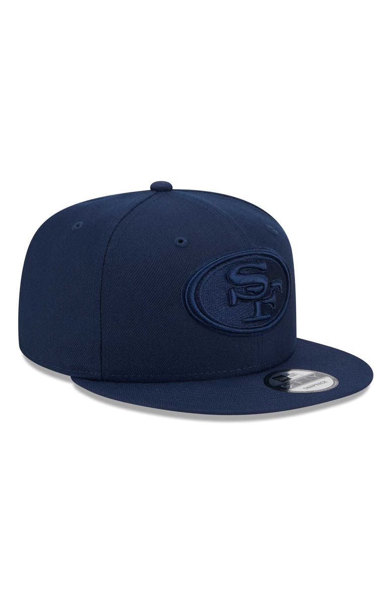 New Era Men's New Era Navy San Francisco 49ers Color Pack 9FIFTY Snapback Hat, Alternate, color, 