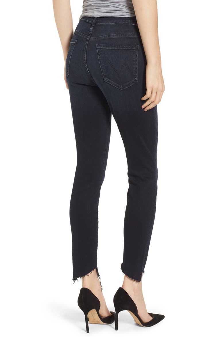 The Stunner High Waist Fray Ankle Skinny Jeans, Alternate, color, LAST CALL