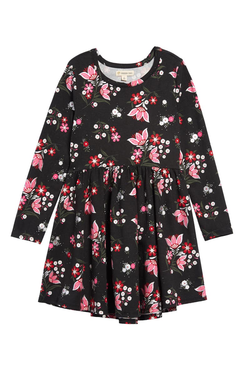Tucker + Tate Kids' Print Knit Dress, Main, color, 
