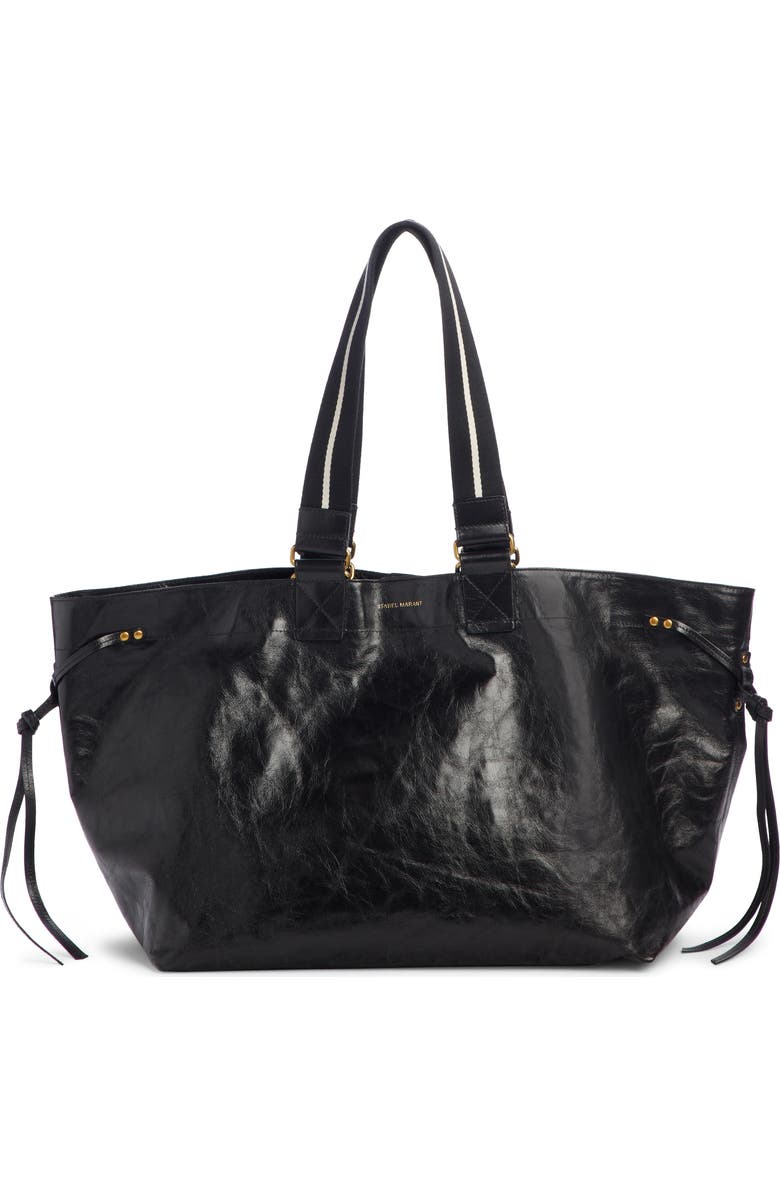 Isabel Marant Wardy New Leather Shopper Tote, Main, color,