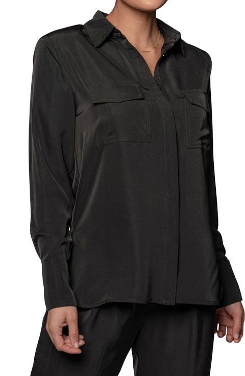 JULFER 売れ筋商品|||ジュルファー Tシャツ トップス レディース Tops Black Crop Tops